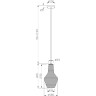 Подвесной светильник MAYTONI TOMMY P054PL-01B1